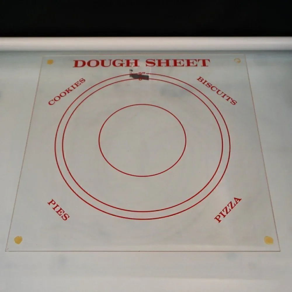 Clear Vinyl Rolling Mat Pastry Baking Pizza Dough Sheet Pie Cookies Measuring